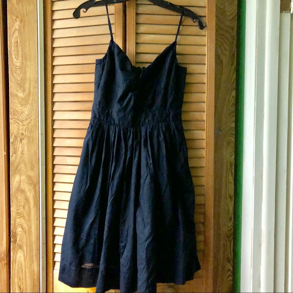 Banana republic navy dress spaghetti straps size 0